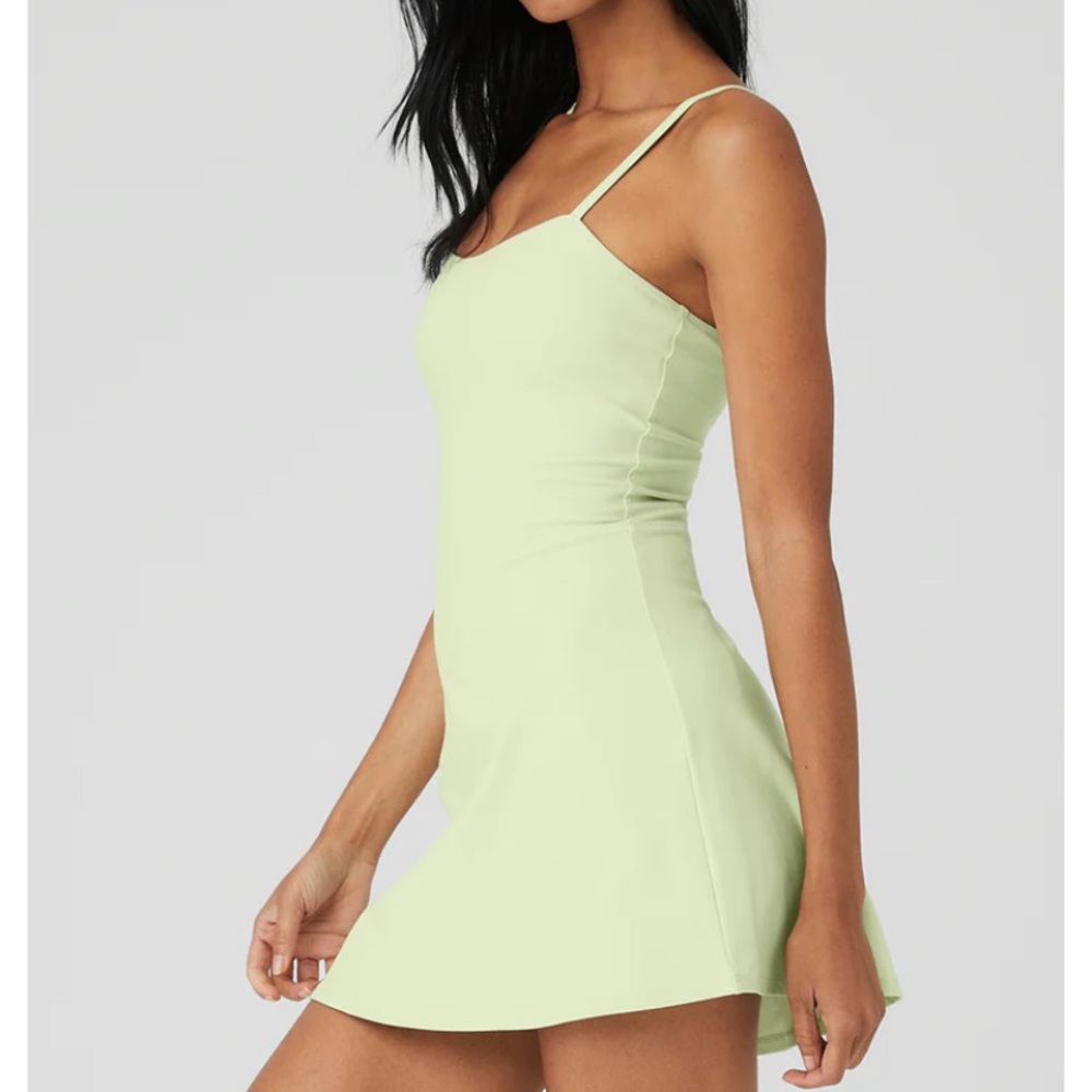 NEW Alosoft Courtside Tennis Dress - Size Small in Iced Green Tea.